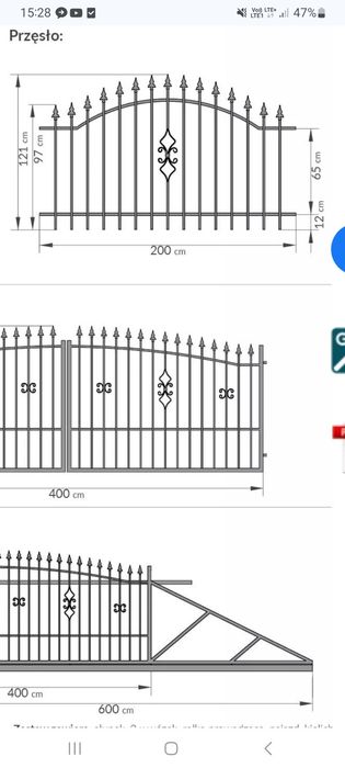 Nowa Brama i przęsła ogrodzeniowe ania 2
