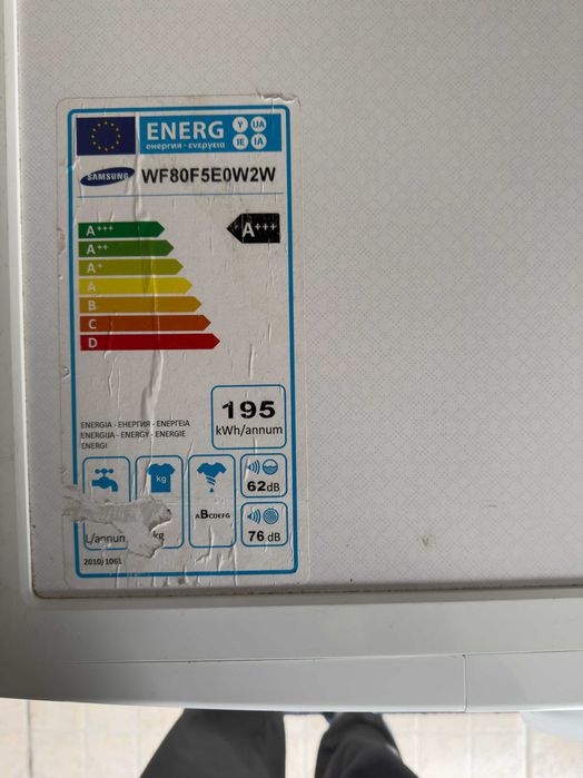Maquina de Lavar Roupa Samsung 8kg (EcoBubble), 1200rpm