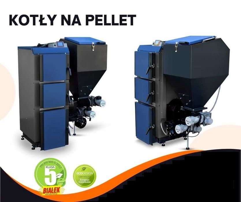 Kocioł Piec z podajnikiem na pellet TECHNIX-PEL 24kW 5klasa A+