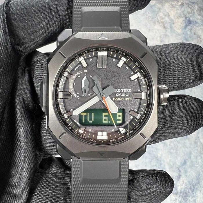 ОРИГІНАЛ:  Casio Pro Trek PRW-6900Y-1JF. Гарантія 24 місяці