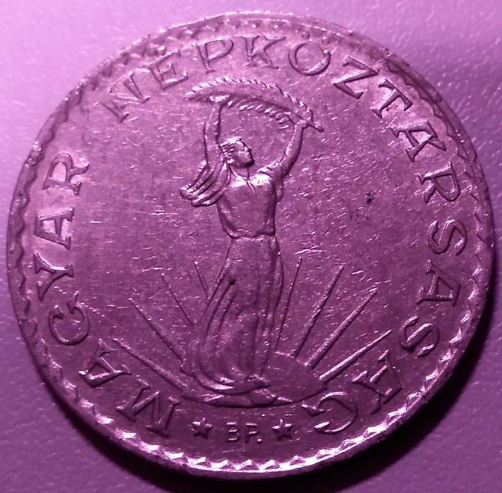 Lote 6 Moedas Holanda Luxemburgo Hungria 6 Moedas