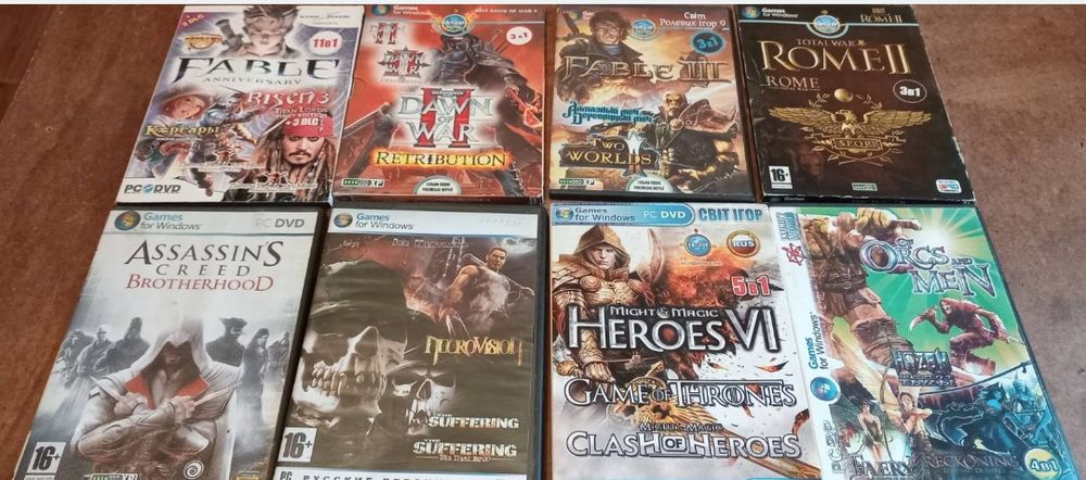 Продам диски игровые от 20 до 55 грн