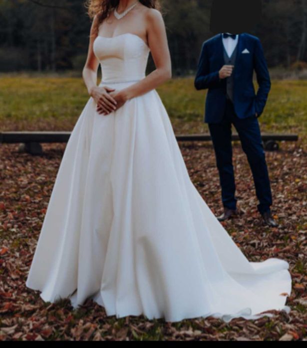 Suknia ślubna gorsetowa ivory