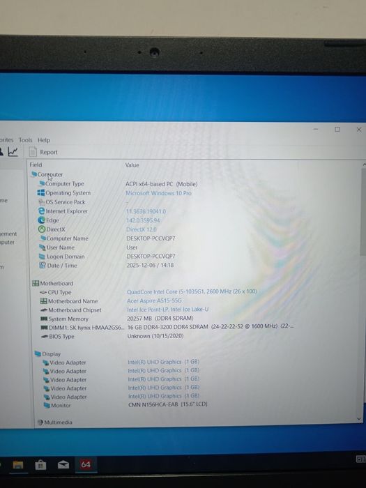Ноутбук Acer Aspire 5