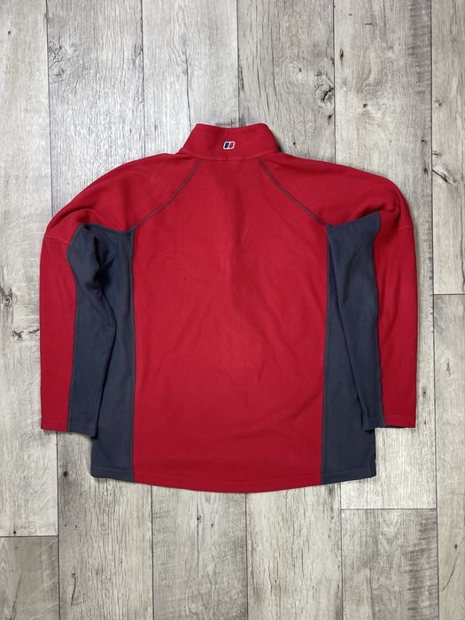 Berghaus кофта толстовка XL размер флисовая красная оригинал