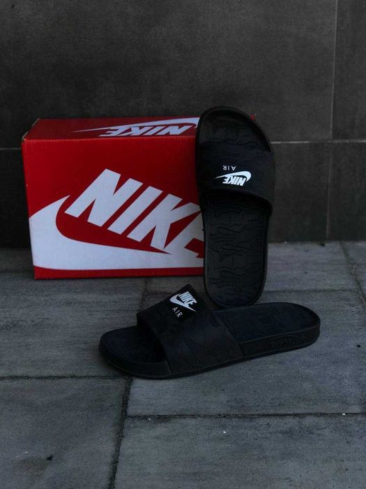 Комуфляжные мужские шлепки шлепанцы найк не скользят тапочки nike тапки на каждый день на пляж в басейн или баню шлепки