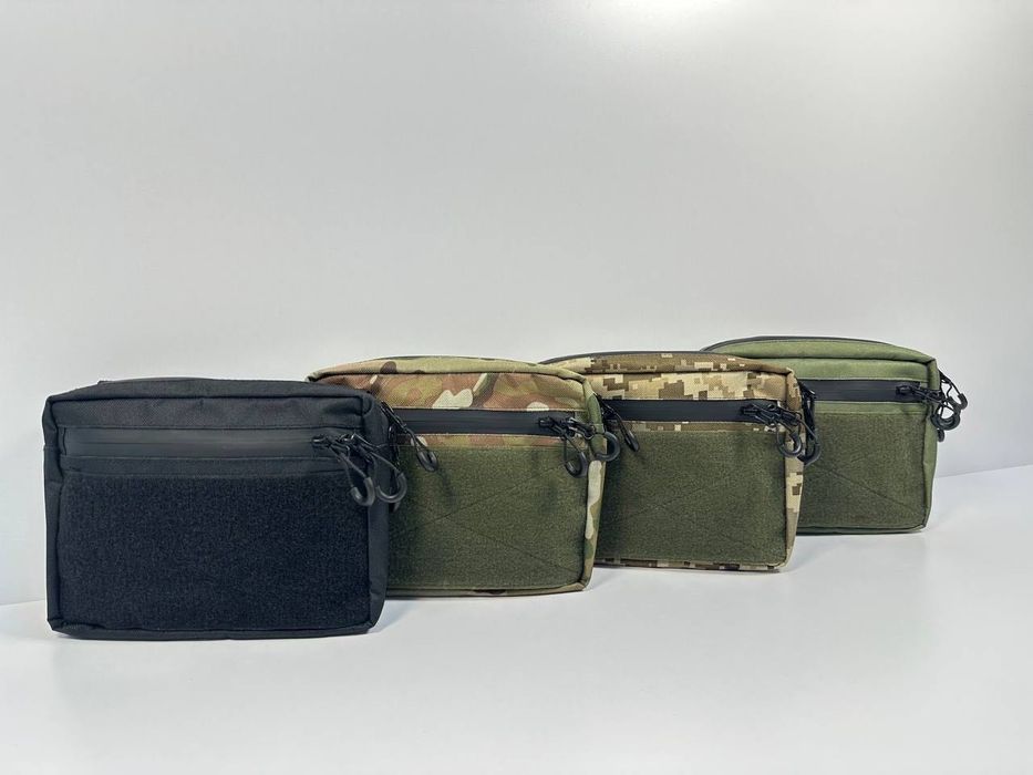 Чоловіча тактична сумка месенджер через плече тактическая плечо чорна