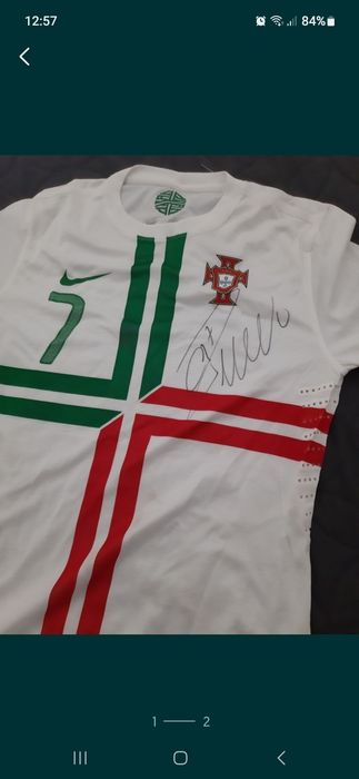 Camisola CR7 Autografada