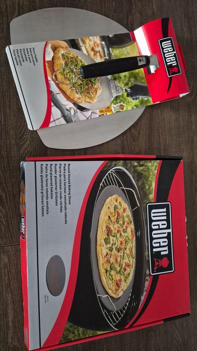 Zestaw do grilla kamień i łopatka do pizzy weber