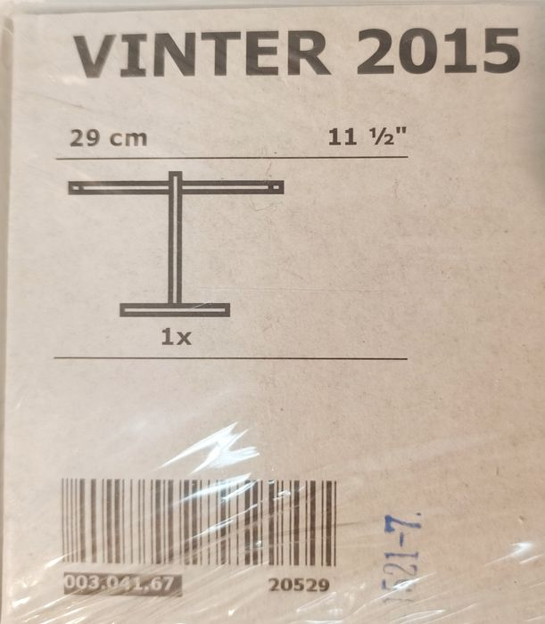 Expositor IKEA metal branco.