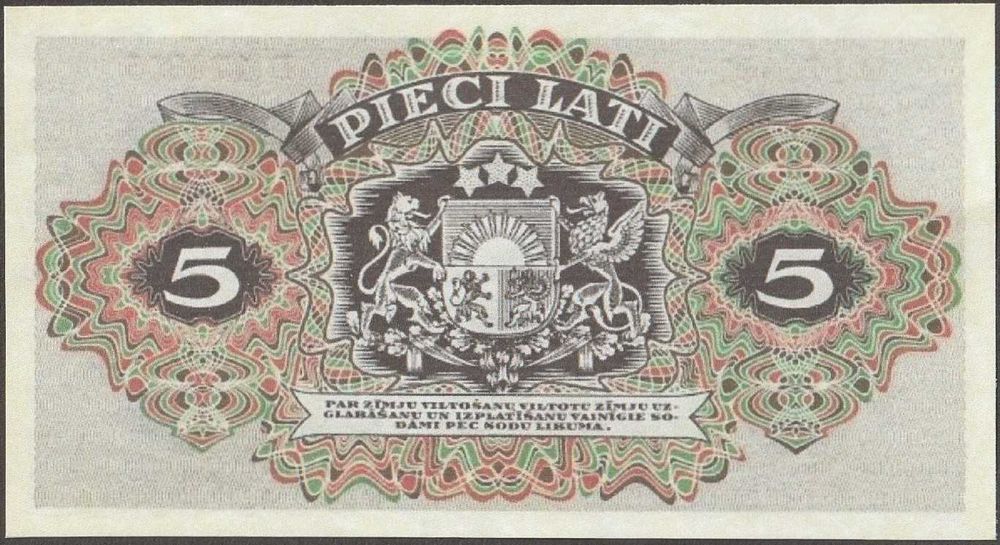 Łotwa 5 lati 1940