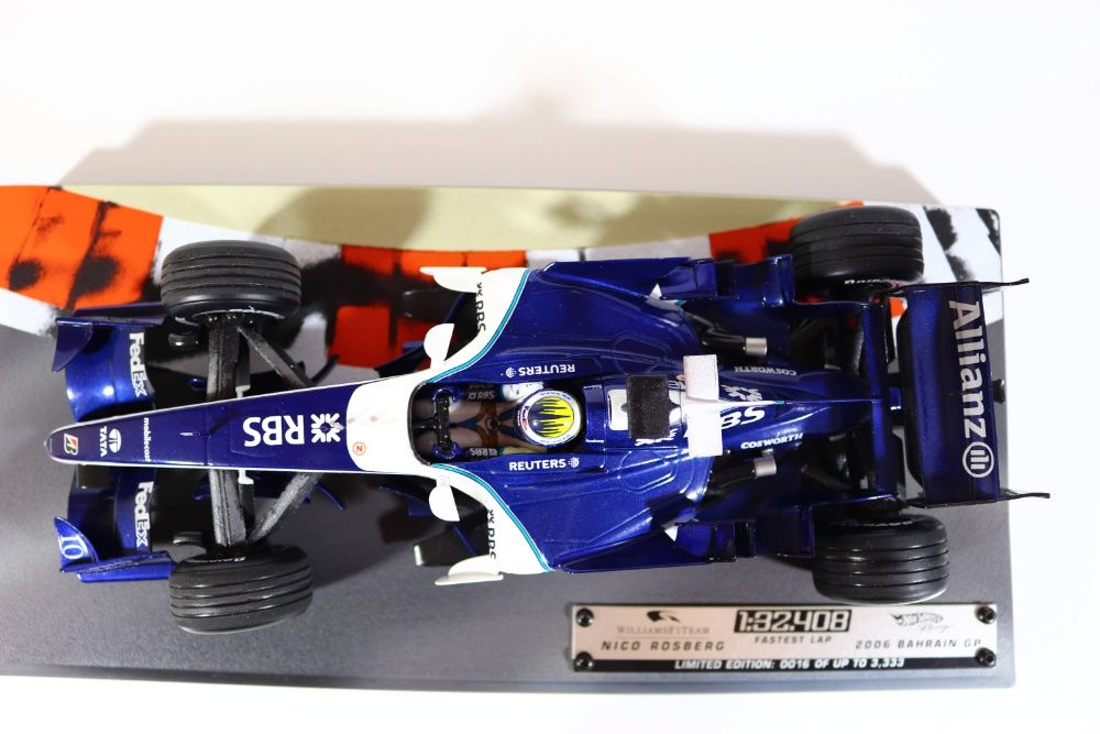 Формула 1 масштабная модель Williams F1 FW28 Rosberg Hot Wheels 1:18