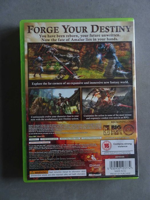 Xbox Game Xbox 360 – Reckoning: Kingdoms of Amalur64751956608130121