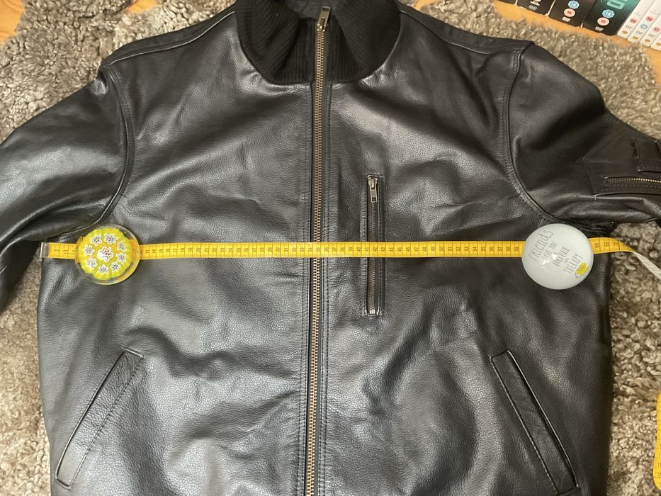 Шкіряна чоловіча куртка бомбер Luftwaffe pilots XXL