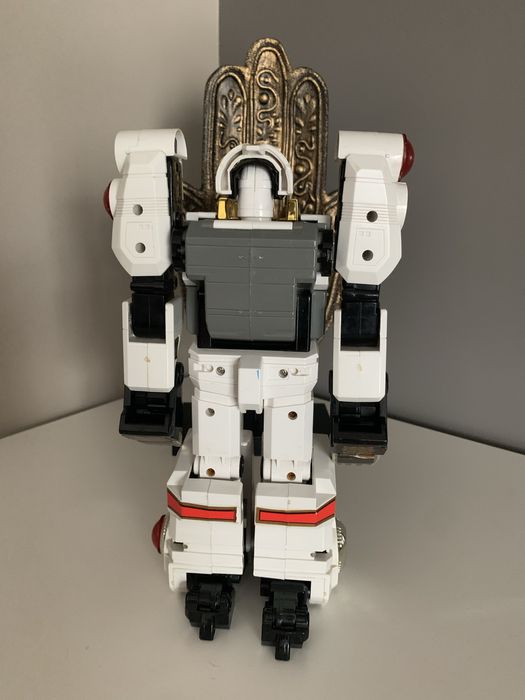 Power Rangers White Tigerzord Bandai 1994 Made in Thailand com luz