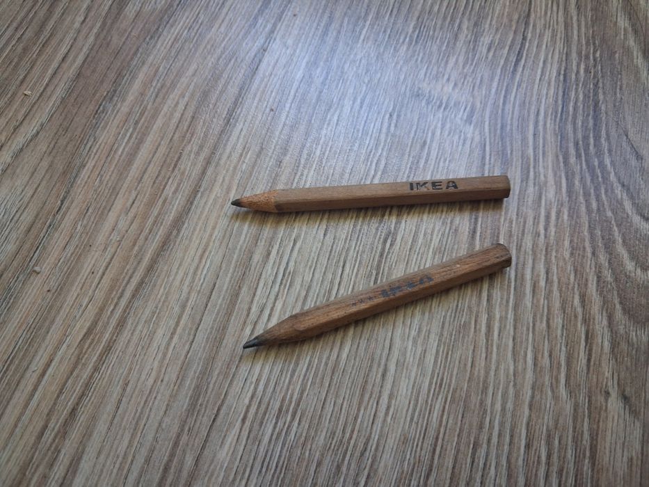 Dwa ołówki ikea kolekcjonerskie