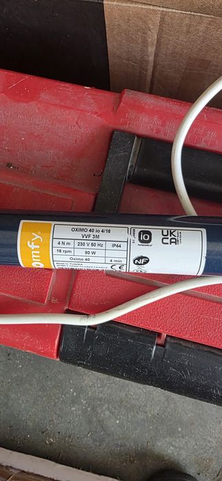 Silnik do rolet Somfy Oximo 40 io 4/16