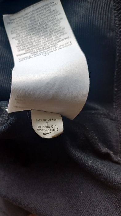 Nike bluza czarna sportowa S na zamek 36 unisex damska męska