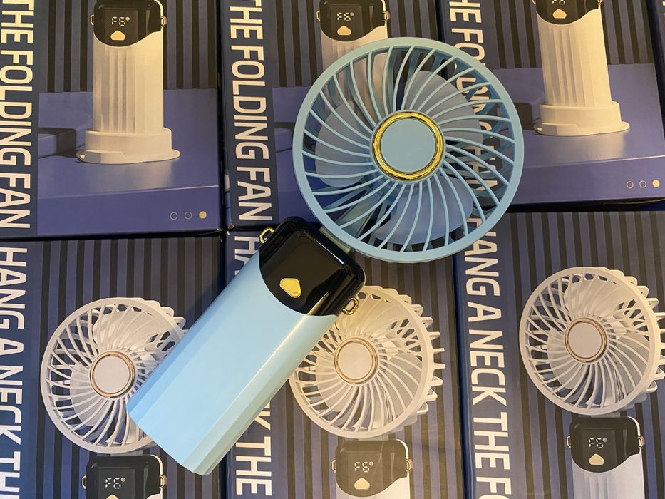 Mega Mocny Przenośny Wiatrak Wentylator Składany USB Okazja