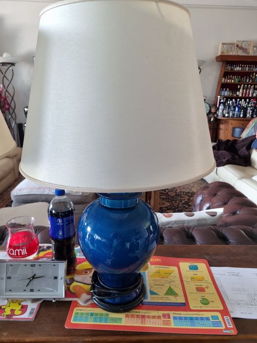 Lampy ceramiczne z Francji lata 1950