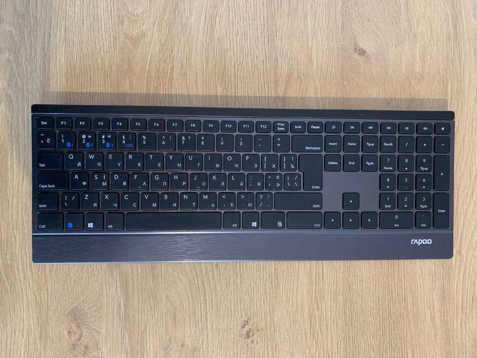 Клавіатура бездротова Rapoo E9500M Wireless/Bluetooth, як Нова!