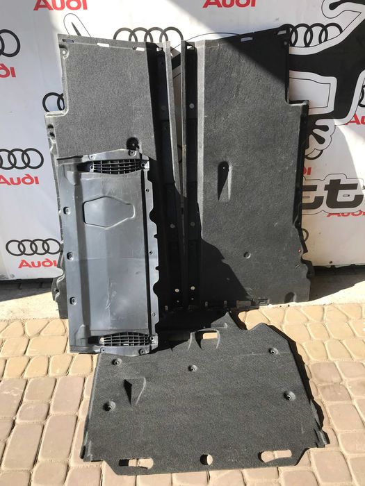 Захист під бампер Audi A6 C7 Ауді A6C7 защита бампера дорестайлинг