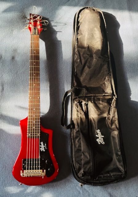 Gitara elektryczna podróżna Hofner