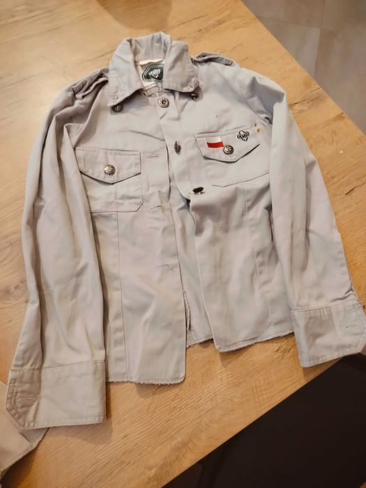 134 koszula dziewczęca ZHP stan dobry