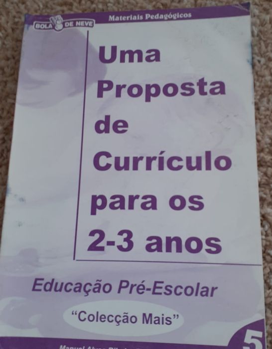Livro Uma proposta de Currículo para os 2 - 3 anos