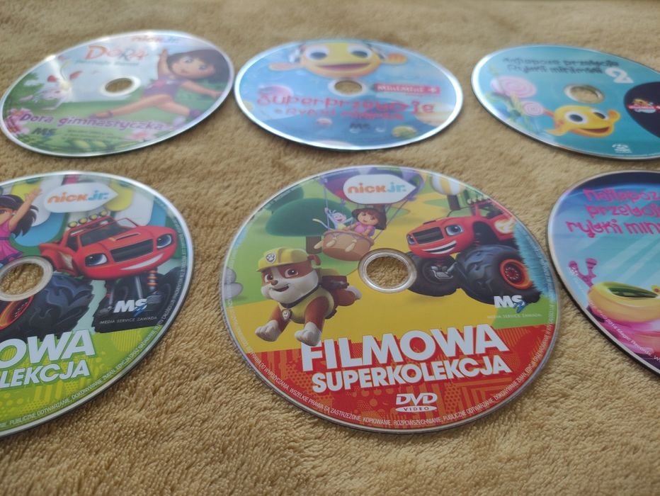 Klasyczne bajki i słuchowiska DVD, CD Rybki MiniMini, Nick Jr, Dora