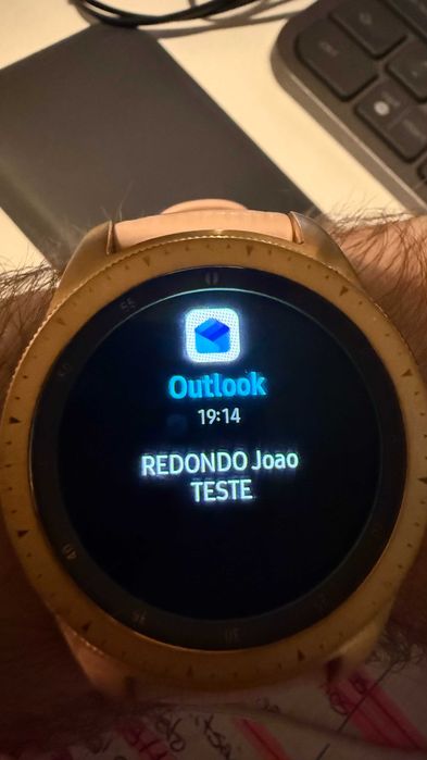 Smartwatch Samsung Galaxy Watch 42mm Rose Gold + Carregador