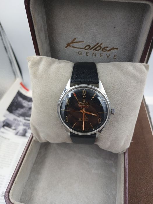 Zegarek Atlantic mechaniczny Swiss czarny