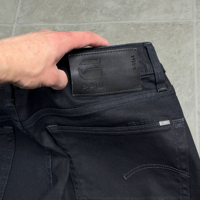 G Star Raw 3301 Straight Jeans джинси штаны джинсы штани брюки деним одяг одежда классические вощені прямые ваксованые ж стар рав плотные вакс 628