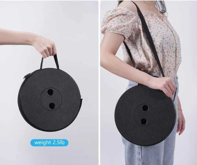 Banqueta Banco Retrátil Portátil Com Alça Telescópica