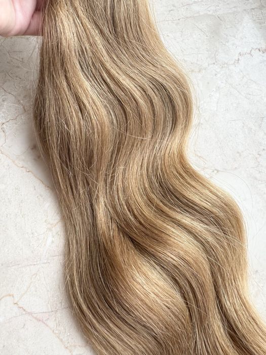 Włosy dziewicze polskie blond 47 cm 107 gram