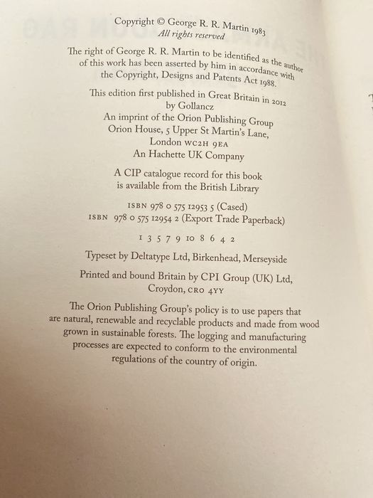 Livro The Armagedon Rag - George R. R. Martin