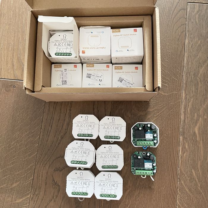 Moes Zigbee Tuya Switch Module - реле в підрозетник