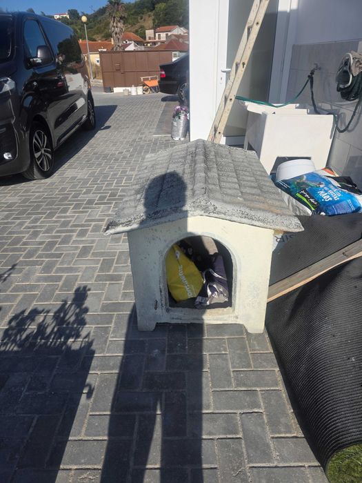 Casas para cães cimento e fibra