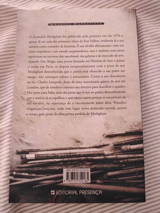 O escândalo Modigliani - Ken Follett
