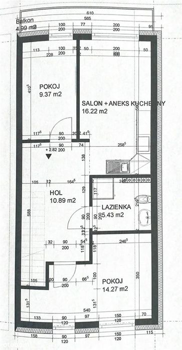 Apartament Z Balkonem - Borowa WIEŚ - Widok 2