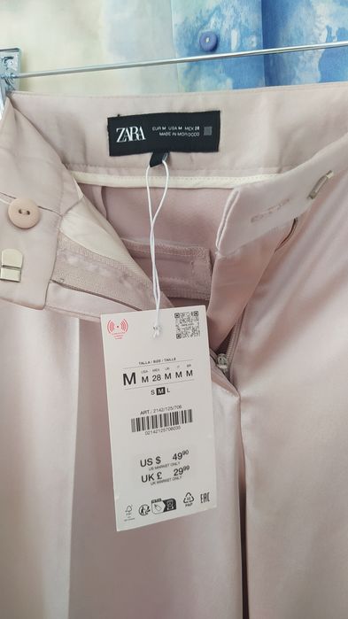 Атласні штани палаццо Zara
