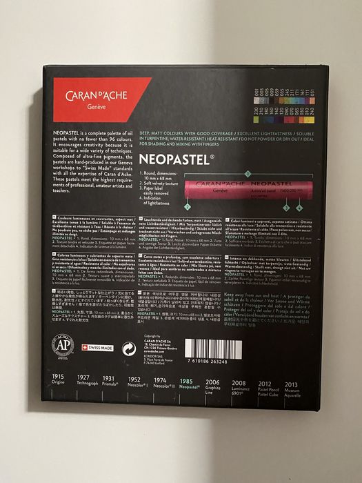 Neopastel Caran d’ache 24 Cores