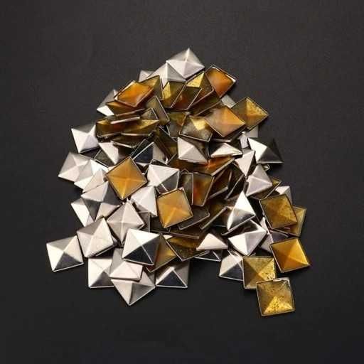 Ćwieki TERMODŻETY Srebrne 100szt. Piramidki