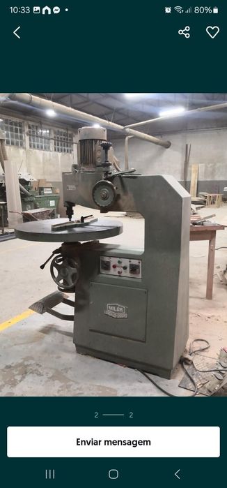 Fresadora milor maquinas de carpintaria