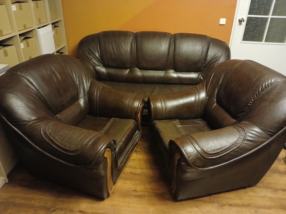 Zestaw wypoczynkowe Sofa + 2x Fotele (3+1+1)