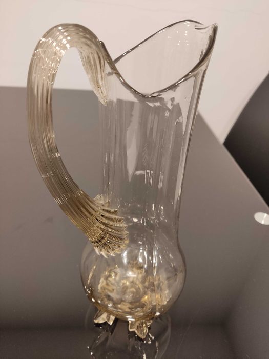 Trauliteira - Jarro/Caneca - Antiga - Vidro Bolha - Como nova