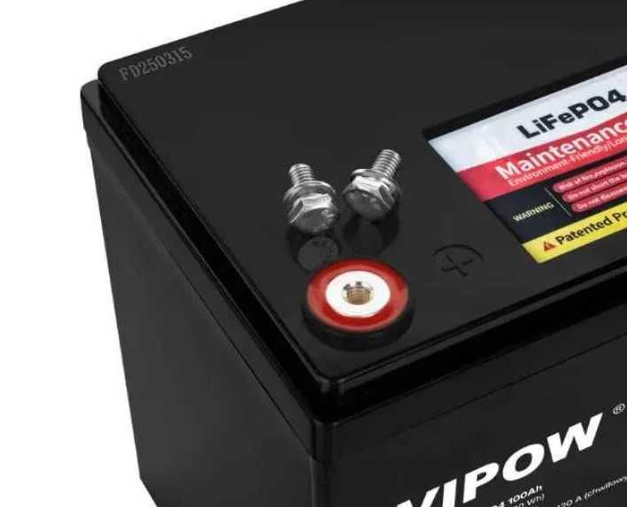 Акумулятор LiFePo4 Vipow 100 ah /Залізо Фосфатний