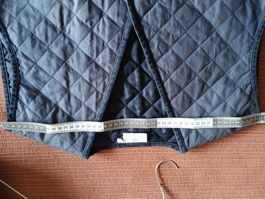 Colete encerado em azul