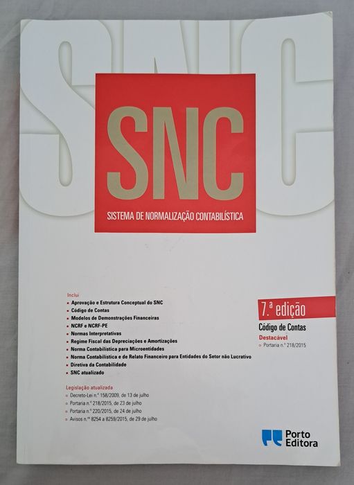 SNC - Sistema de Normalização Contabilística