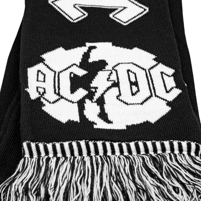 Czarny szalik AC/DC